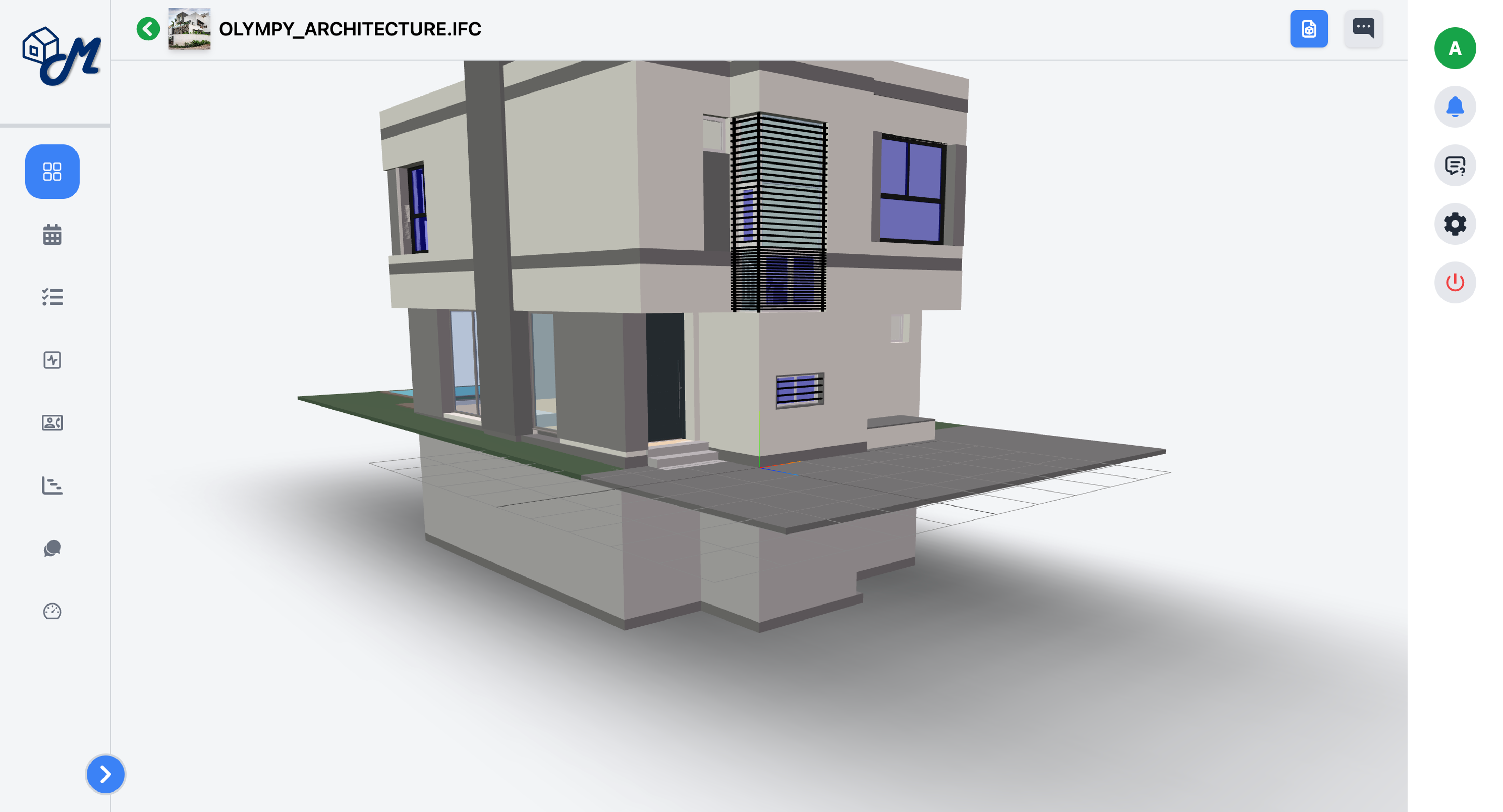 تصور نموذج BIM ثلاثي الأبعاد