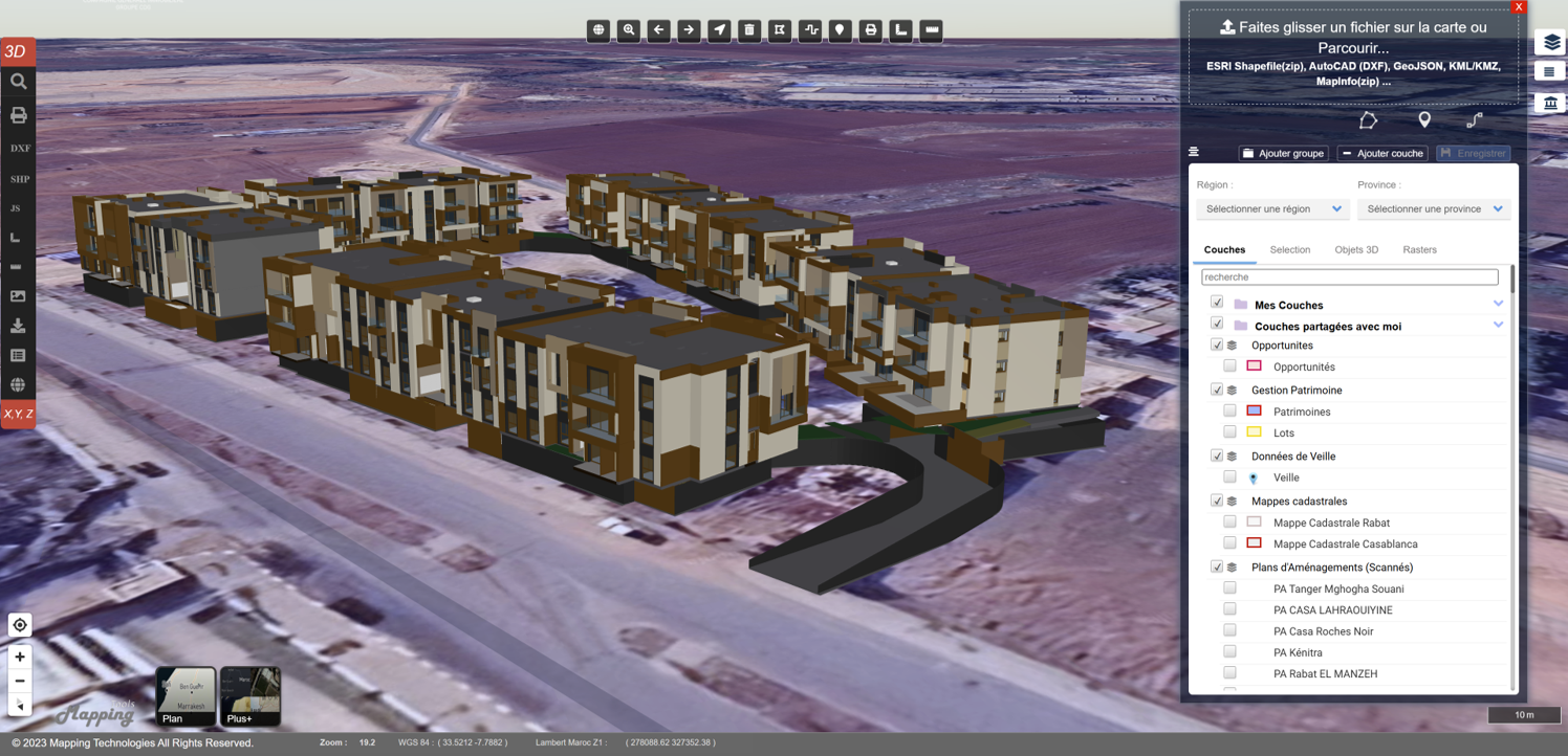 لوحات معلومات Mapping.Tools